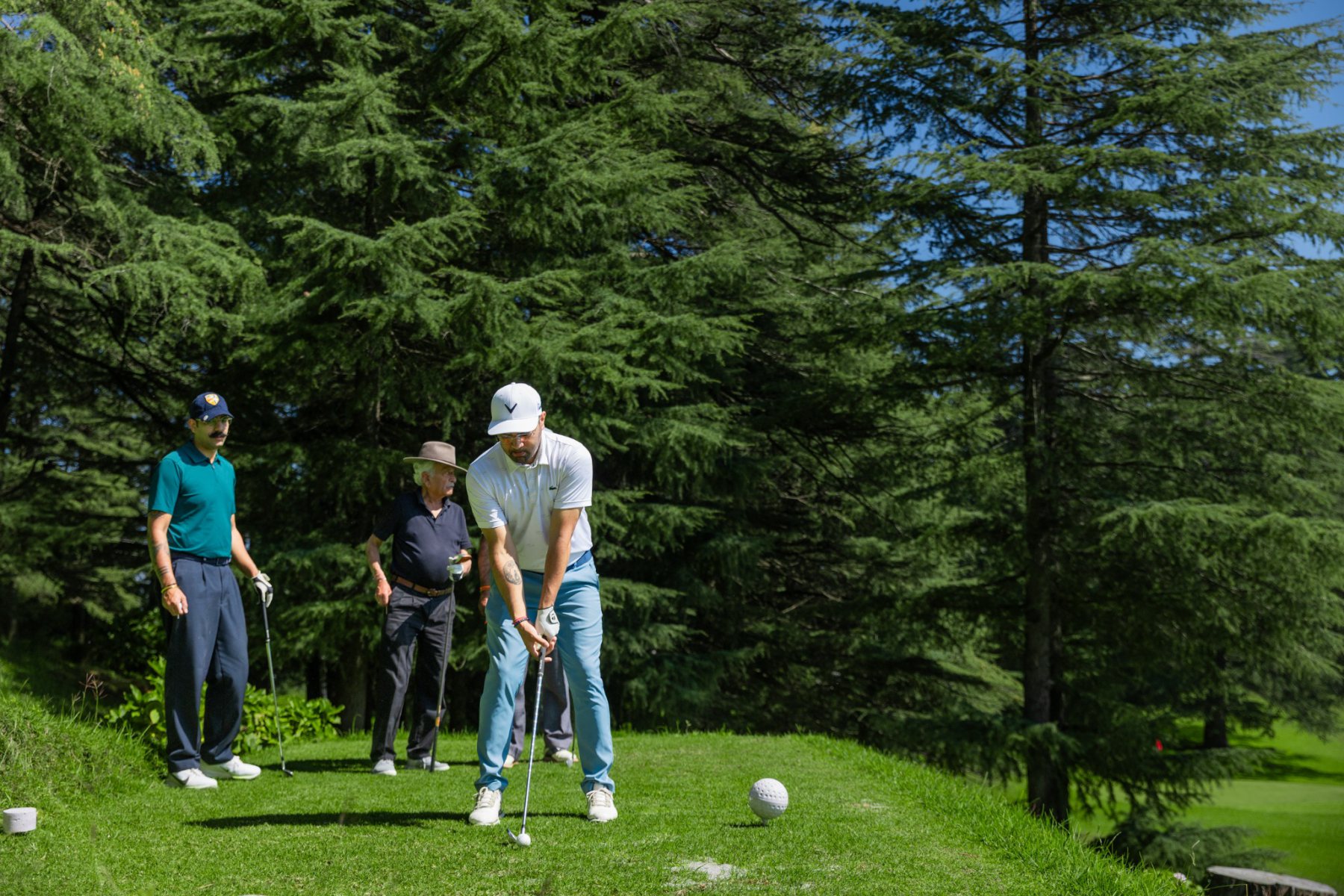Golf tournament at Naldehra Golf Course during Auramah Festival 2026