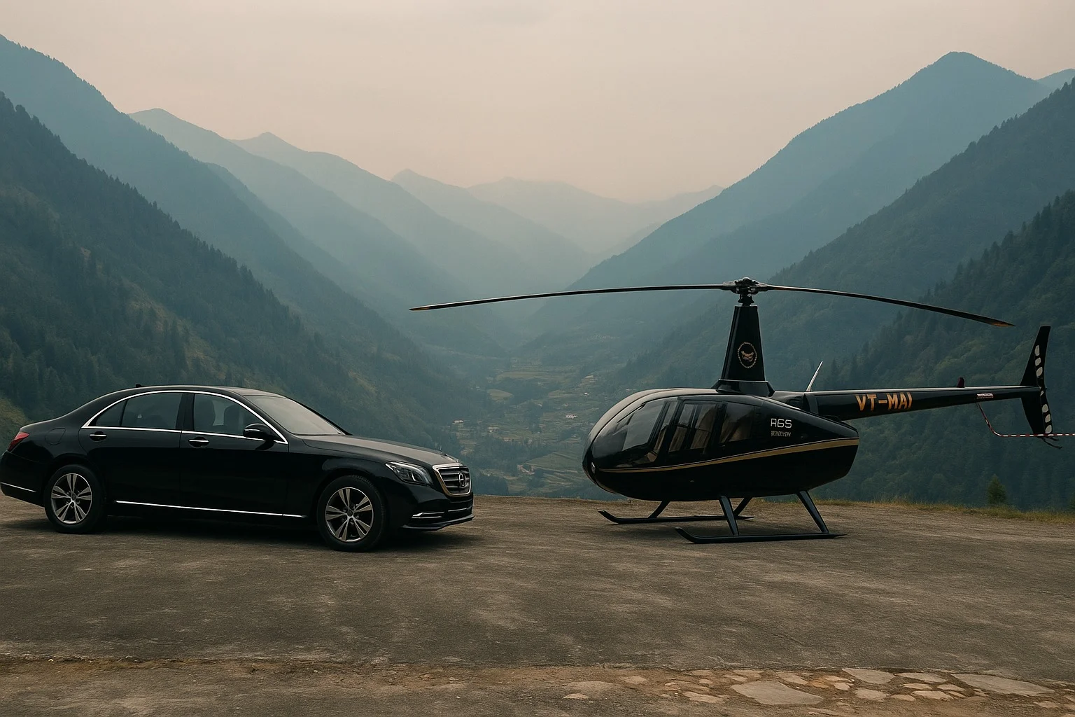 WITH THE HELICOPTER CLUB